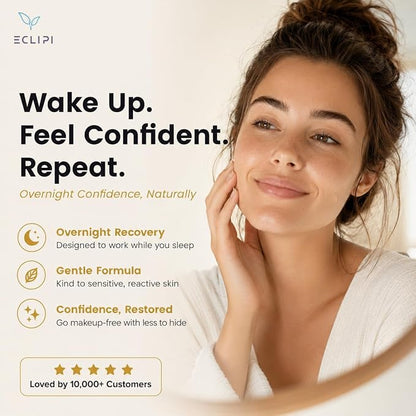 Eclipi AM/PM Hydrocolloid Pimple Patches for Face 50 Pack – 3 Sizes Acne Patches | Blemish Spot Stickers with Tea Tree Oil & Calendula, Clear Skin Look, Gentle for Sensitive Skin